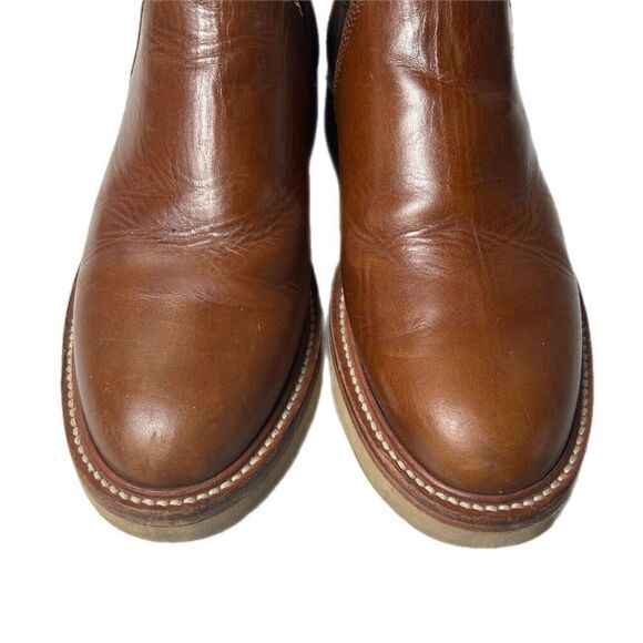 Taylor Stitch Brown Leather The Low Top Ranch Boot Sz 8 main image 6